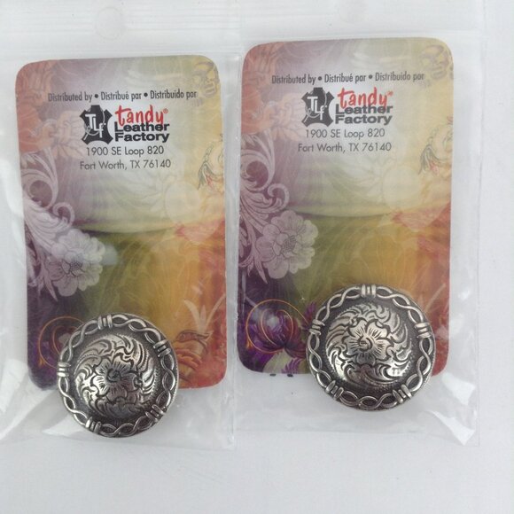 Lot of 13 Tandy Leather Factory Concho Angel Fire Tribal Texas Star Mesa Yucca - Picture 5 of 16